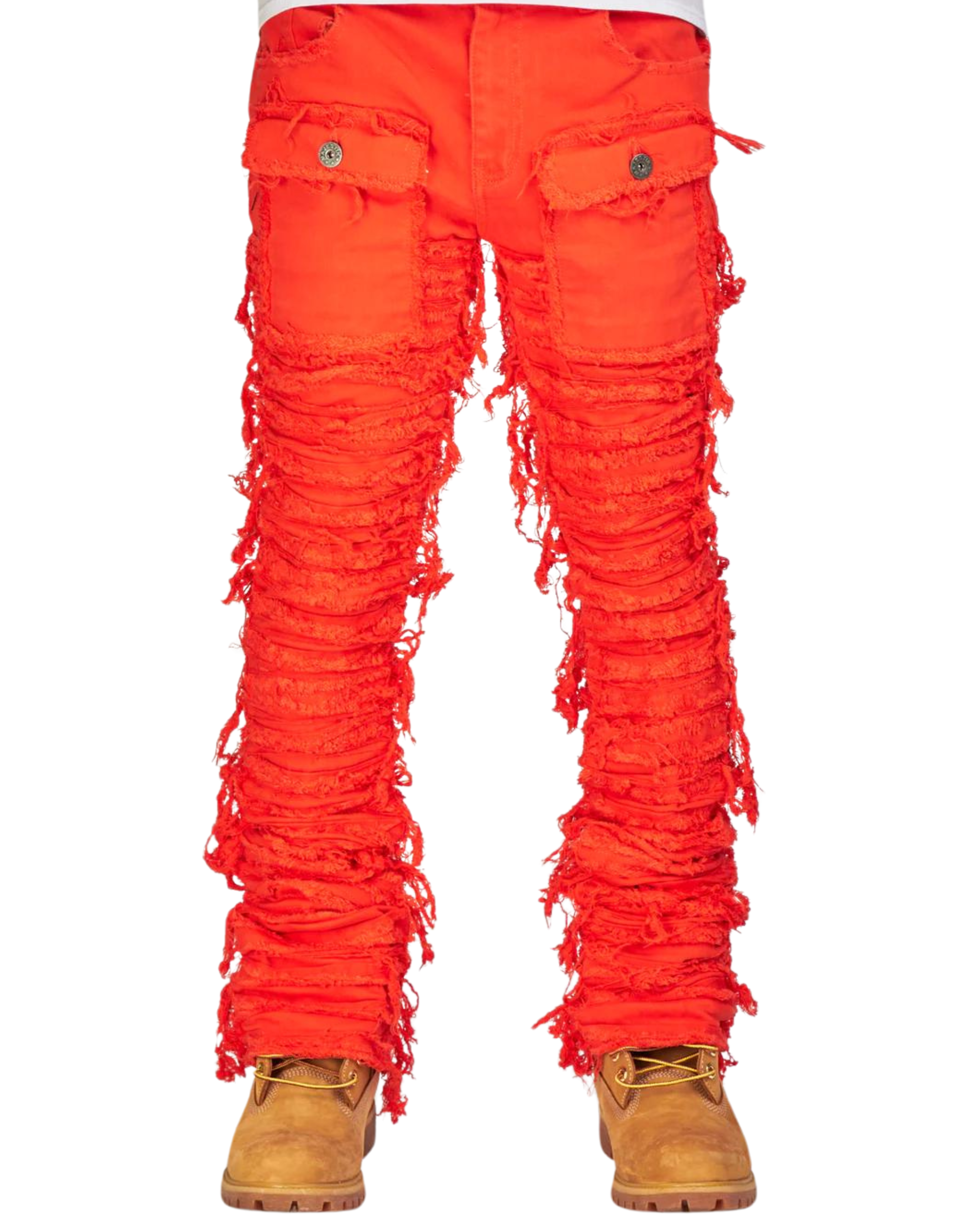 Nirvana Rip & Frayed Stacked Jeans