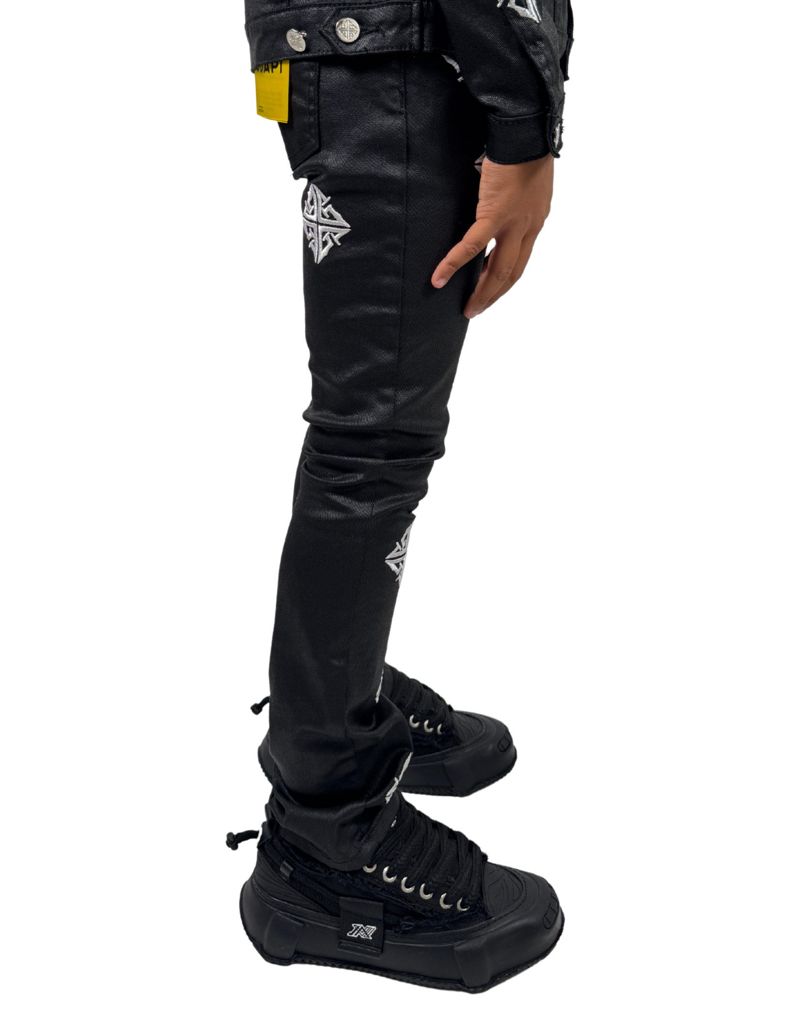 Kids Obsidian Waxed Premium Jeans