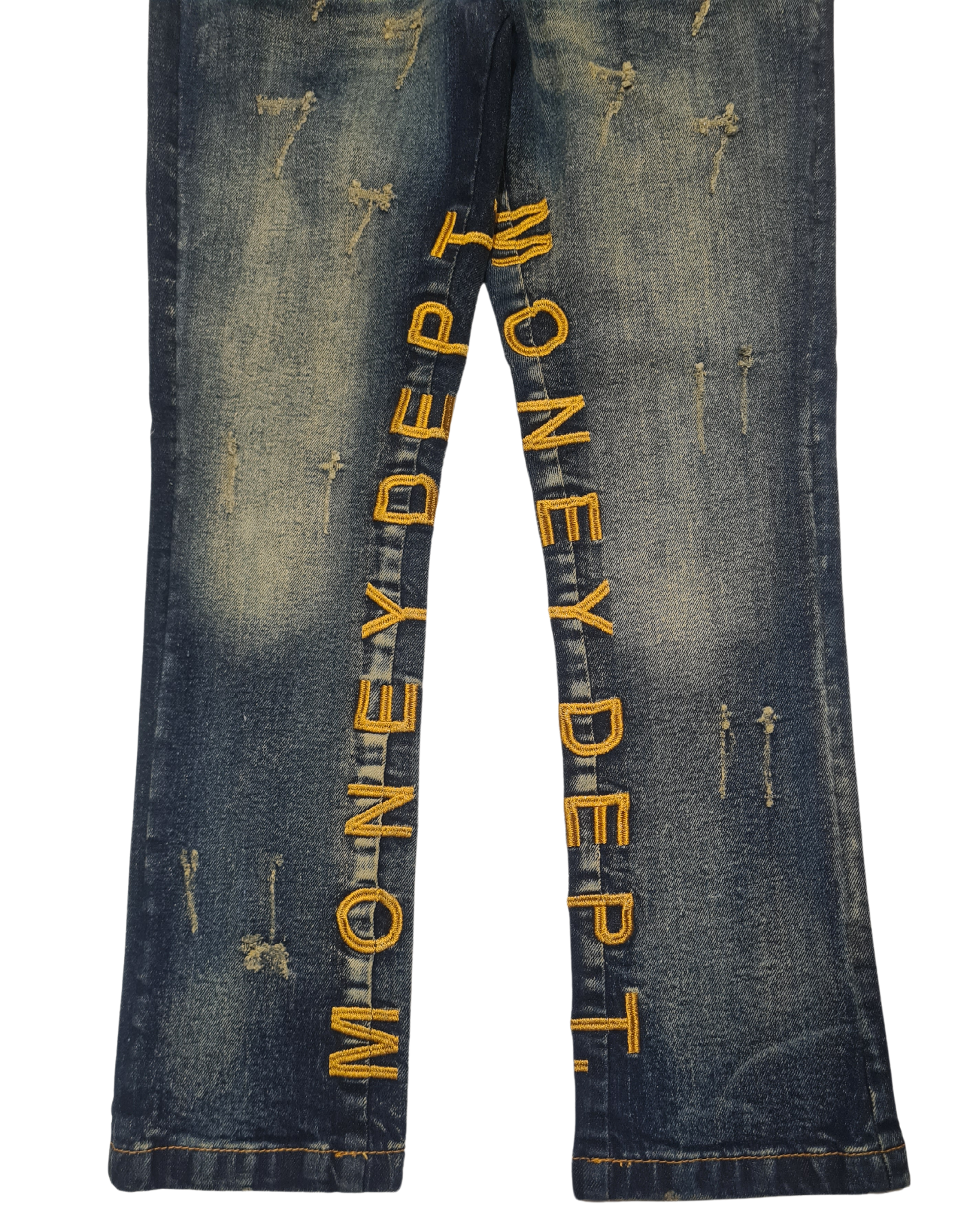 Kids Painted Money Dept Stacked Denim Jeans 330065