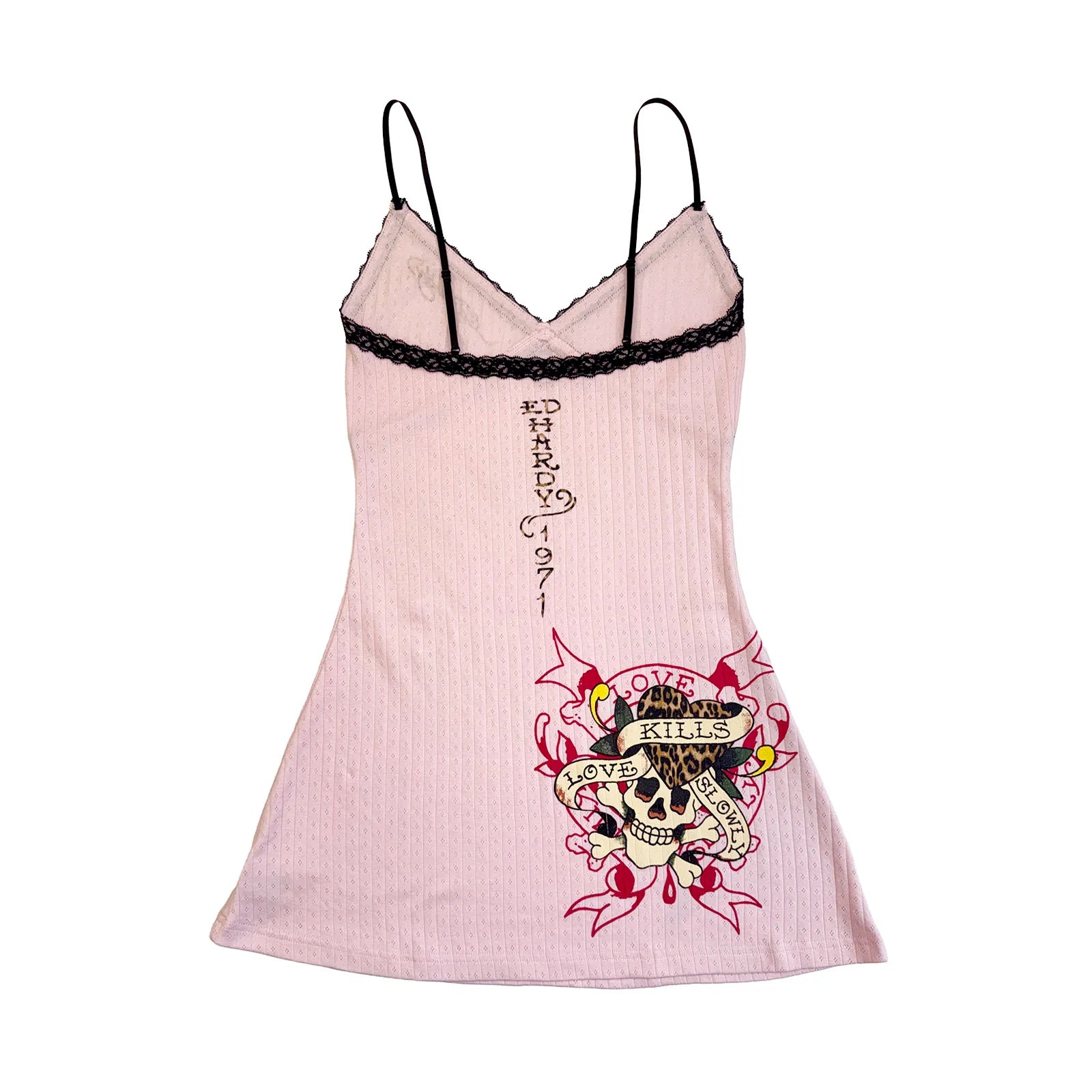 Womens Leopard Lace Nighty