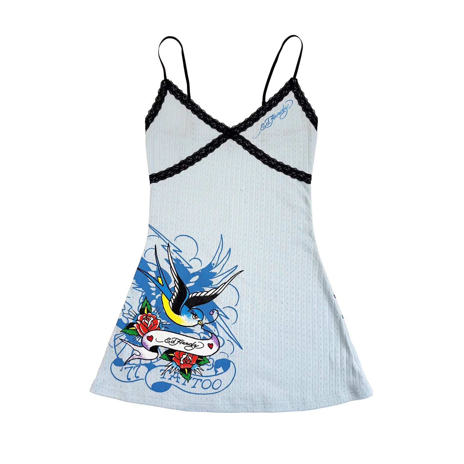 Womens Swallows Lace Nighty