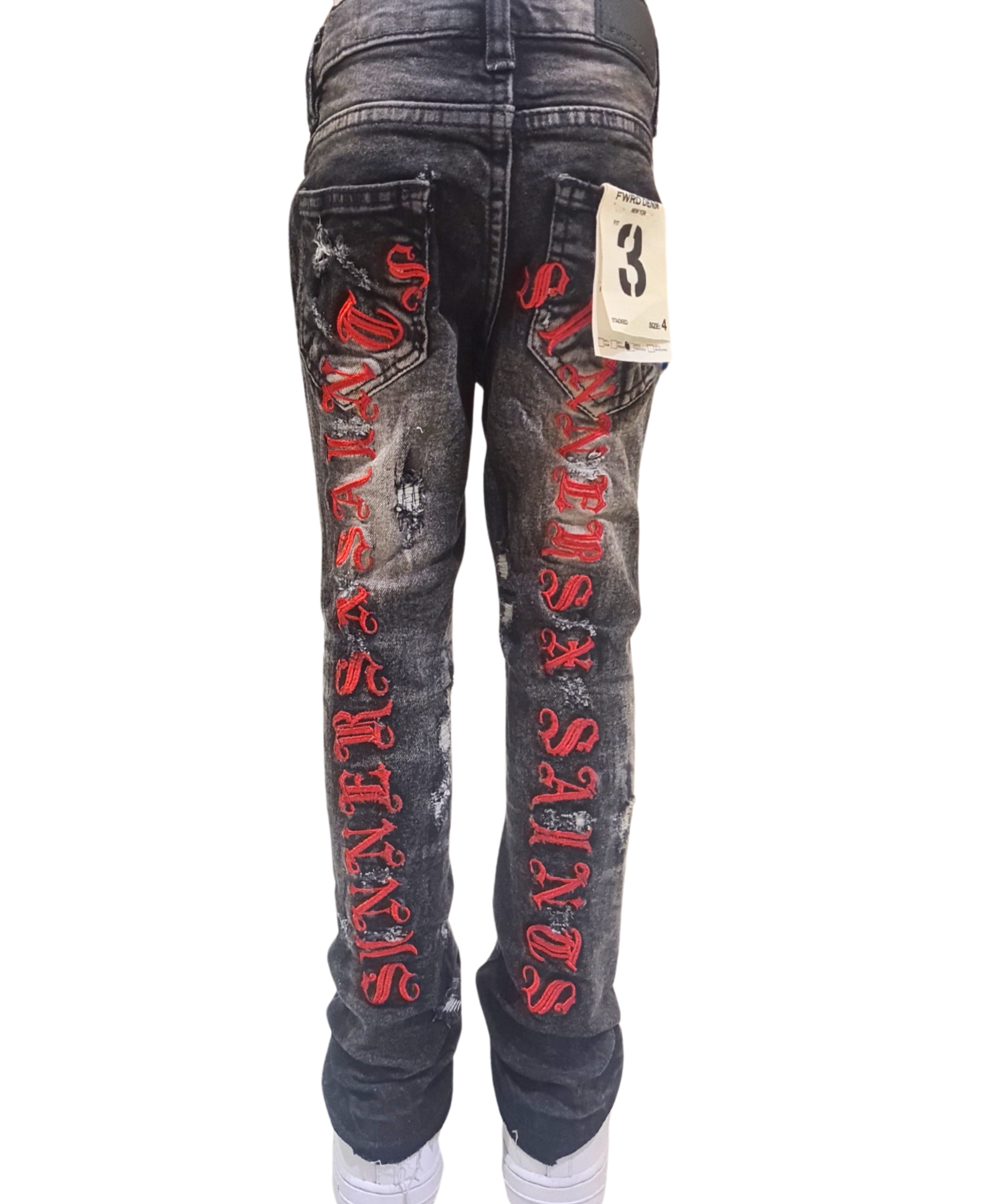 Kids Saints X Sinners Stacked Jeans 33948