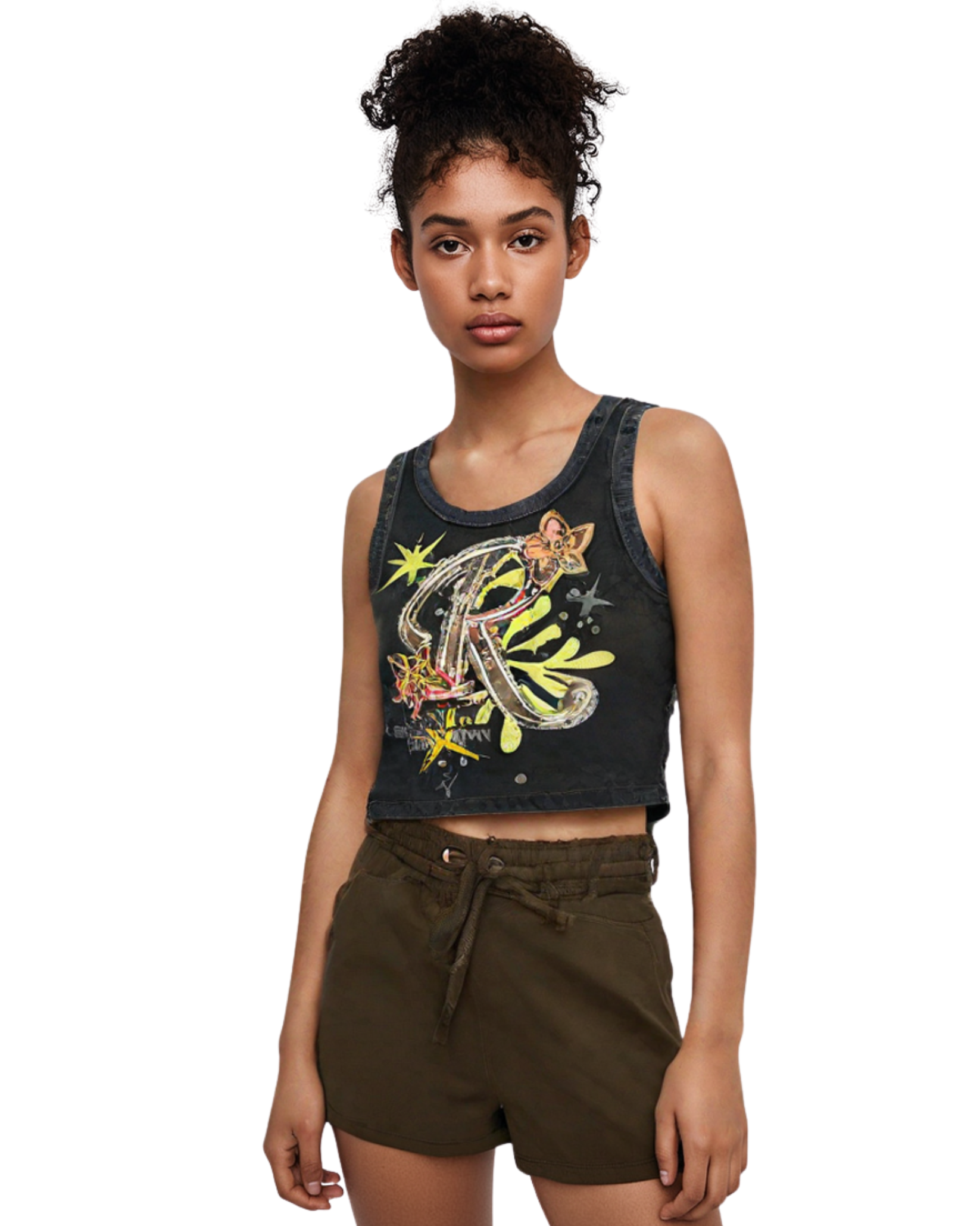 Smoke Rise Sleeveless Crop Top