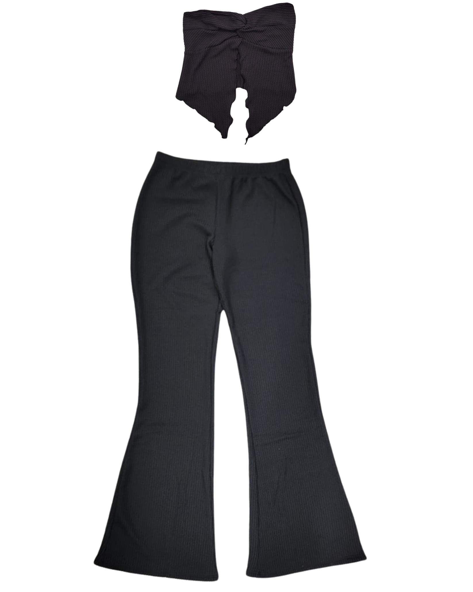 Bandeau Top and Flared Pant Set TP592