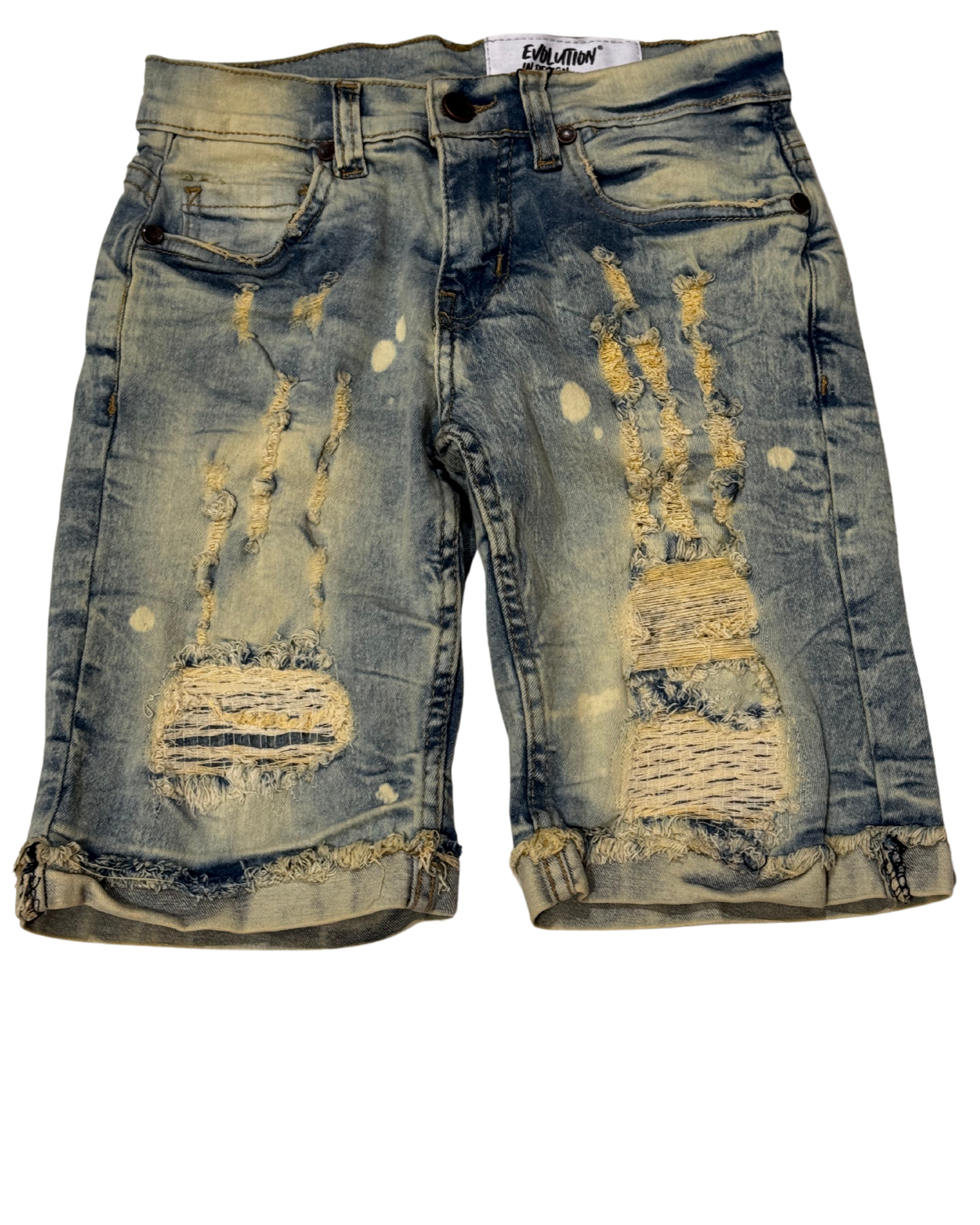 Kids Paw Rip Jean Short 22981