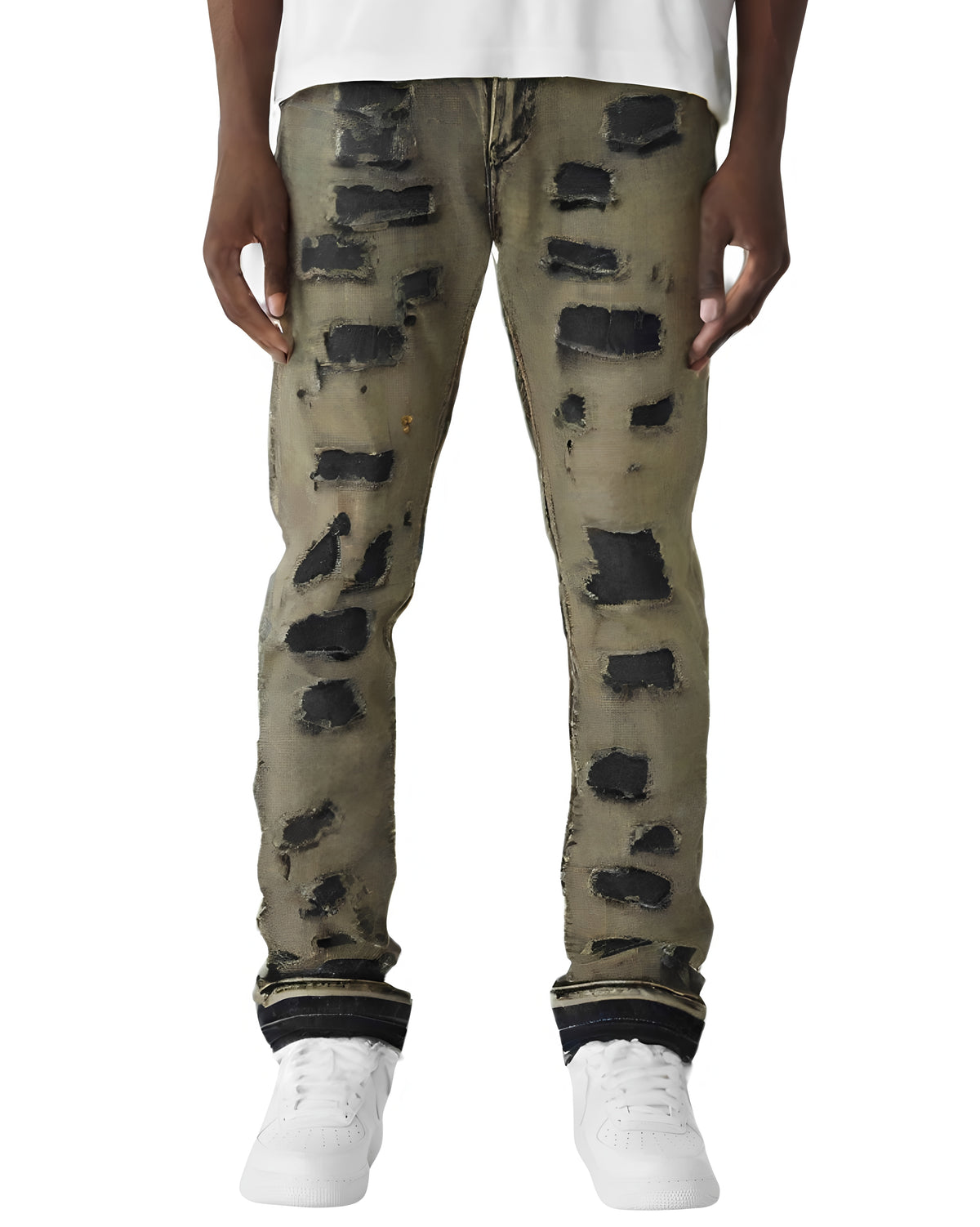 2 Color Stack Jean Mens Stacked Jean 8244