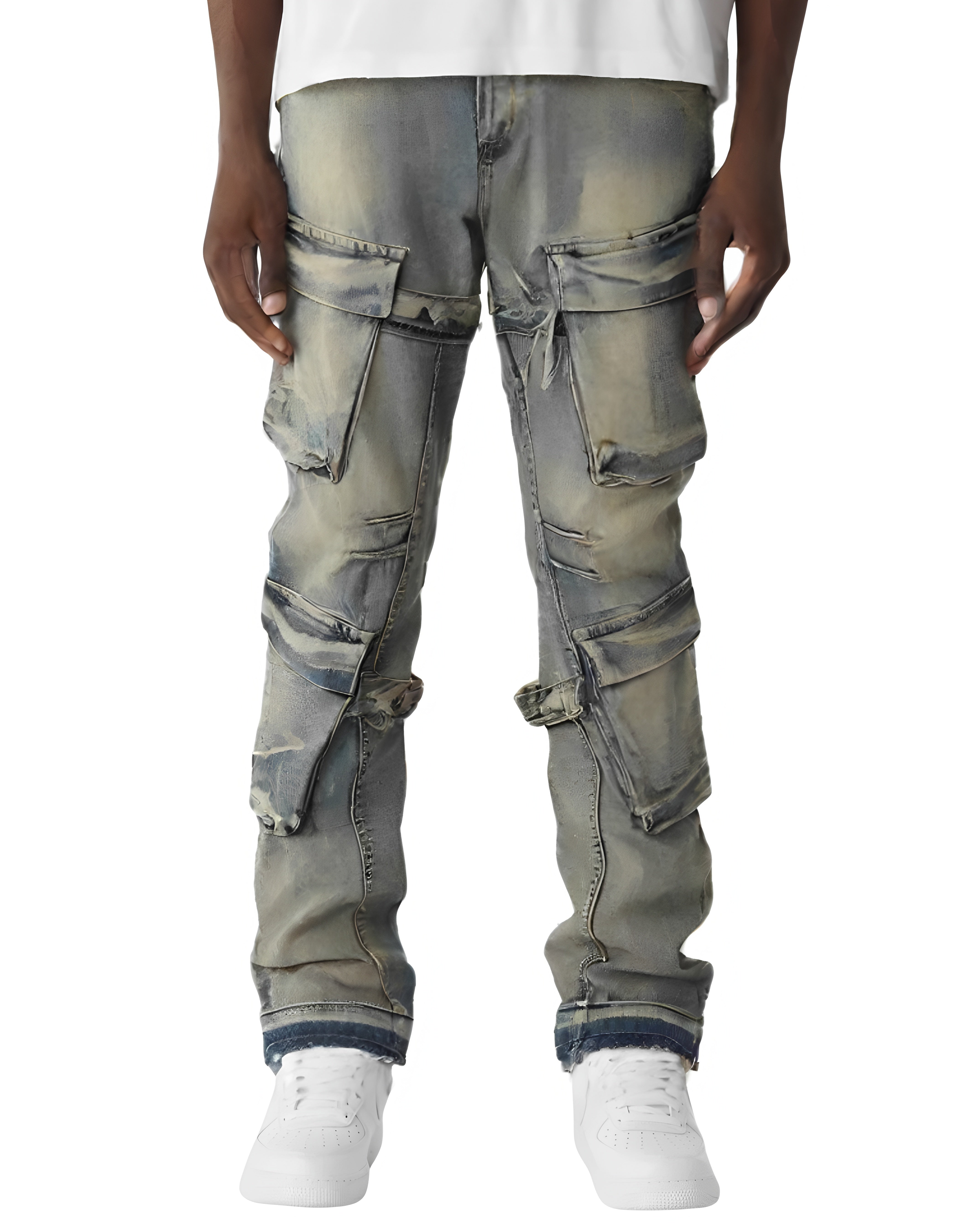 Stacked Cargo Jean 8260